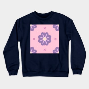 Flower seamless pattern drawing Crewneck Sweatshirt